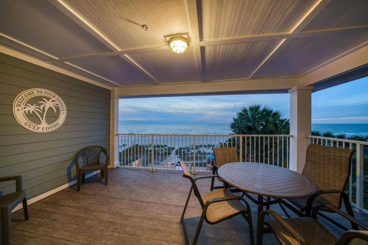 Four Shores Unit 3 Gulf Condo Direct Gulf With Pool And Spa Clearwater Beach Eksteriør bilde