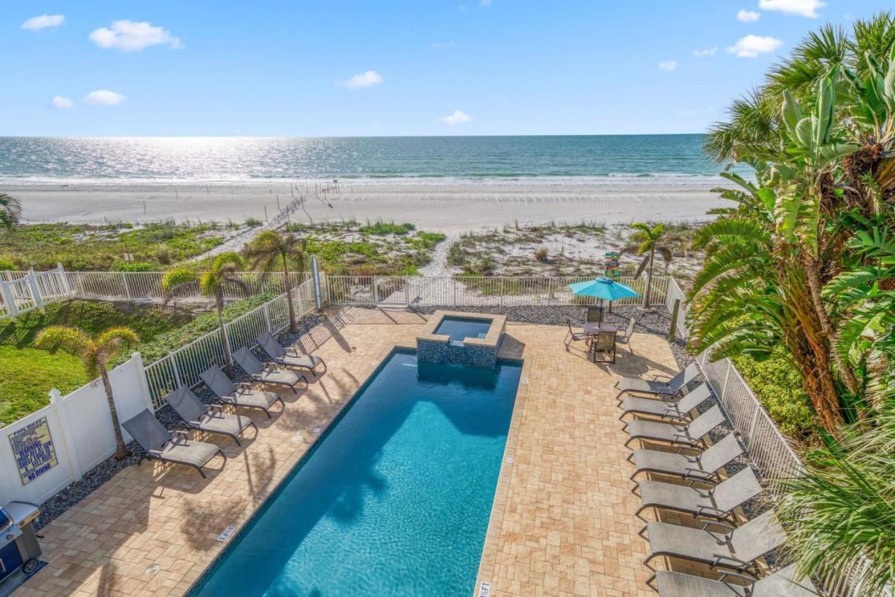 Four Shores Unit 3 Gulf Condo Direct Gulf With Pool And Spa Clearwater Beach Eksteriør bilde