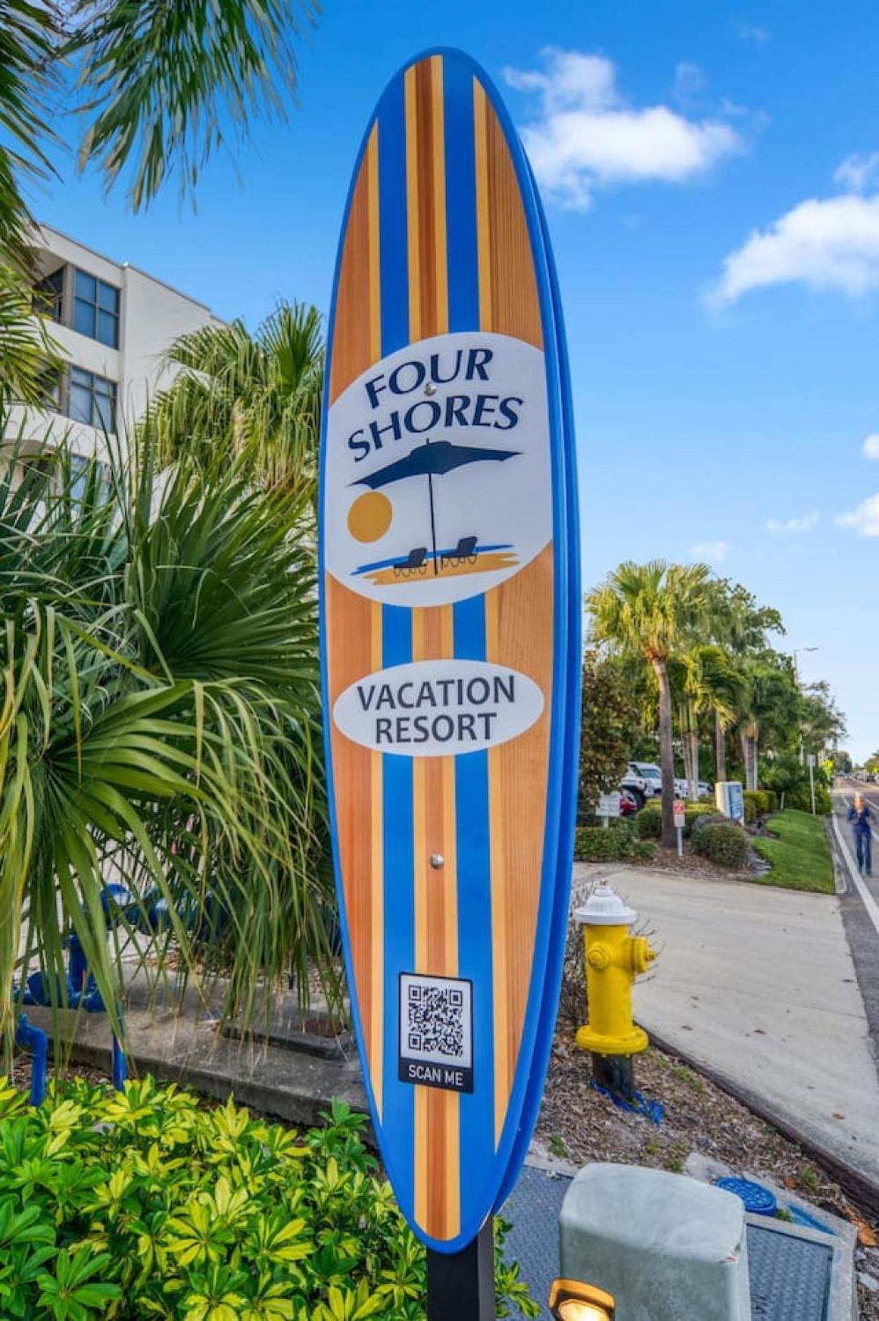 Four Shores Unit 3 Gulf Condo Direct Gulf With Pool And Spa Clearwater Beach Eksteriør bilde